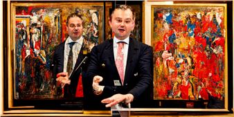 First Painting Created by an AI Showing a Painting Auctioned at Sotheby's to be Auctioned at Christie's - Mario Klingemann