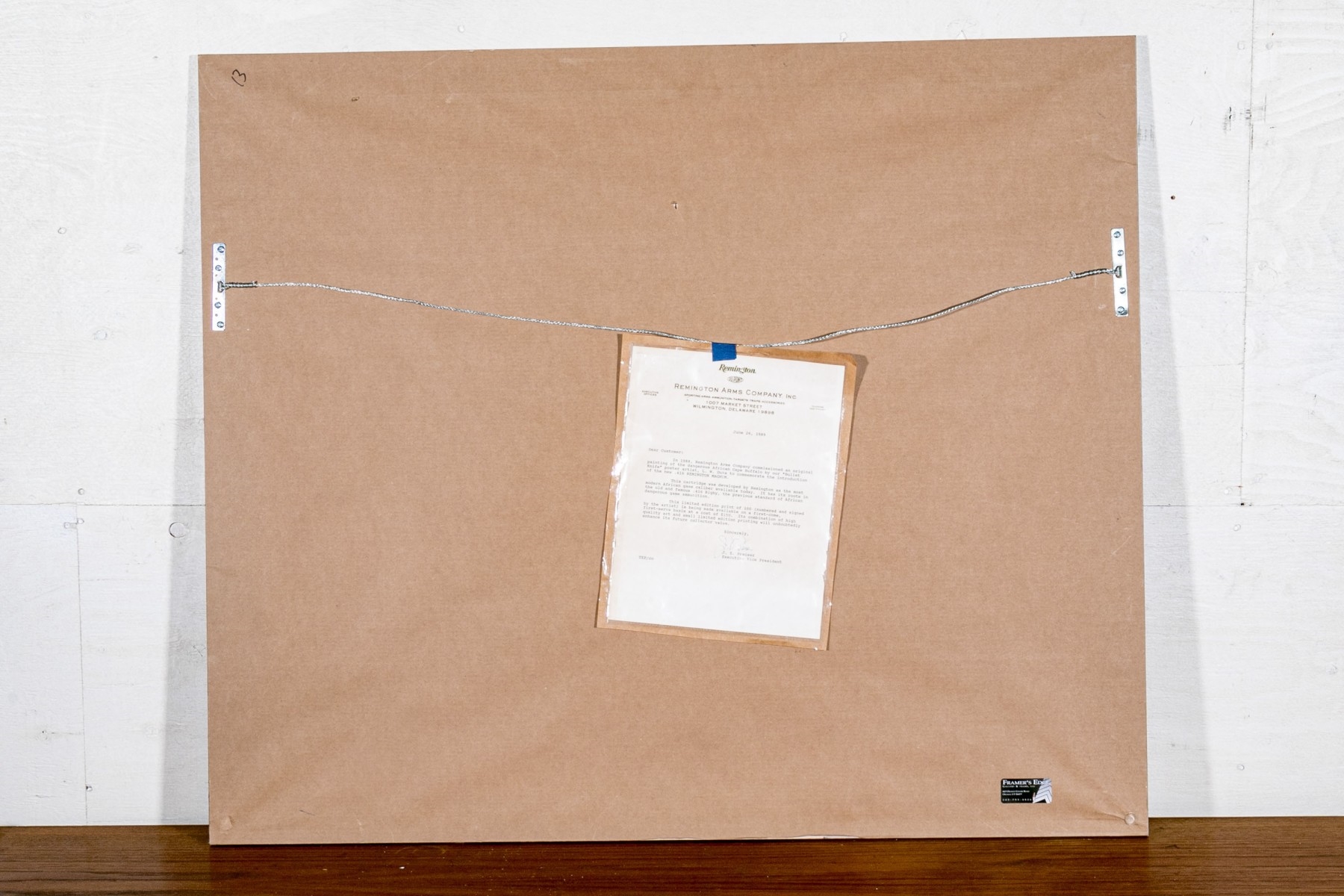 Artwork by L. W. Duke, African Cape Buffalo, Made of color lithograph