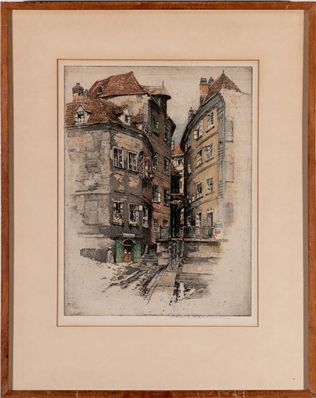 Continental Street Scene by Robert Kasimir