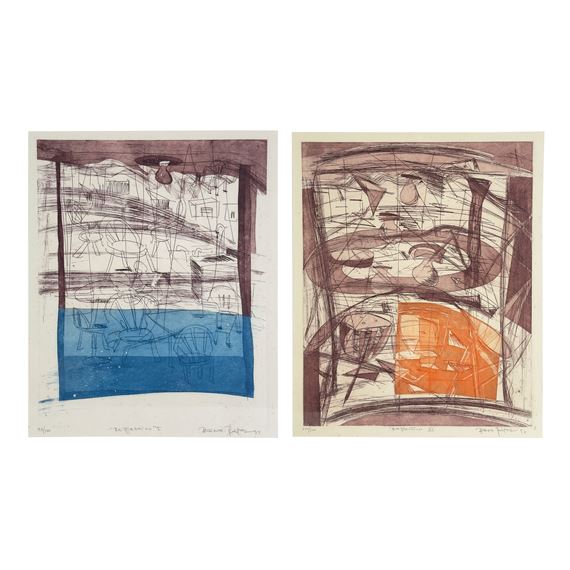 Rene Robles | A lot of two prints - Reflection I and Reflection VI ...