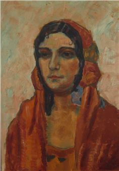 Portrait eines Trachtenmädchens - Monogrammist M.s.s.