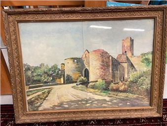 Emile ALLARD Entrée de la ville de DOMME (DORDOGNE) - Émilie Allard