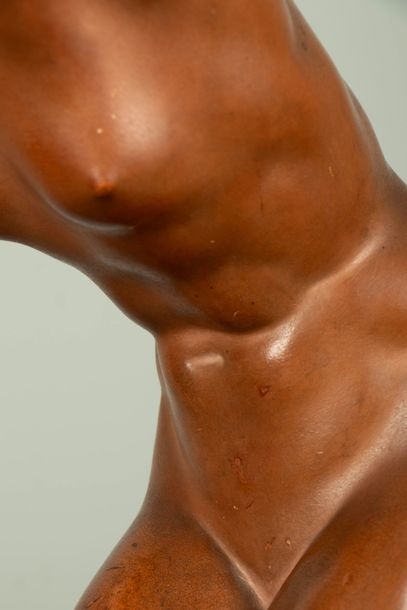 Artwork by Constantino Dimitriadis, Torse de femme, Made of plâtre