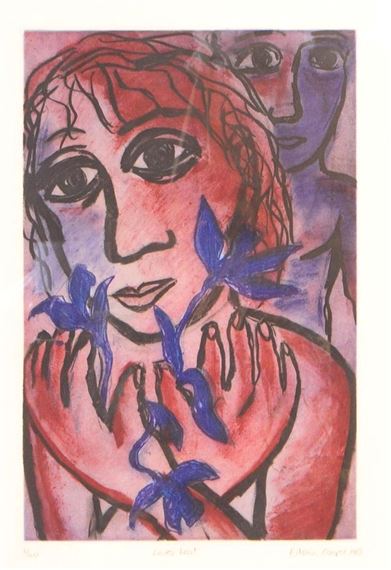 LOVES LOST - FIRST EDITION ETCHING by Eileen Cooper, Dated 1988