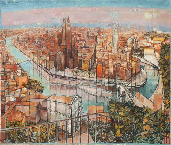 View of Verona, Italy by Édouard-Georges Mac-Avoy