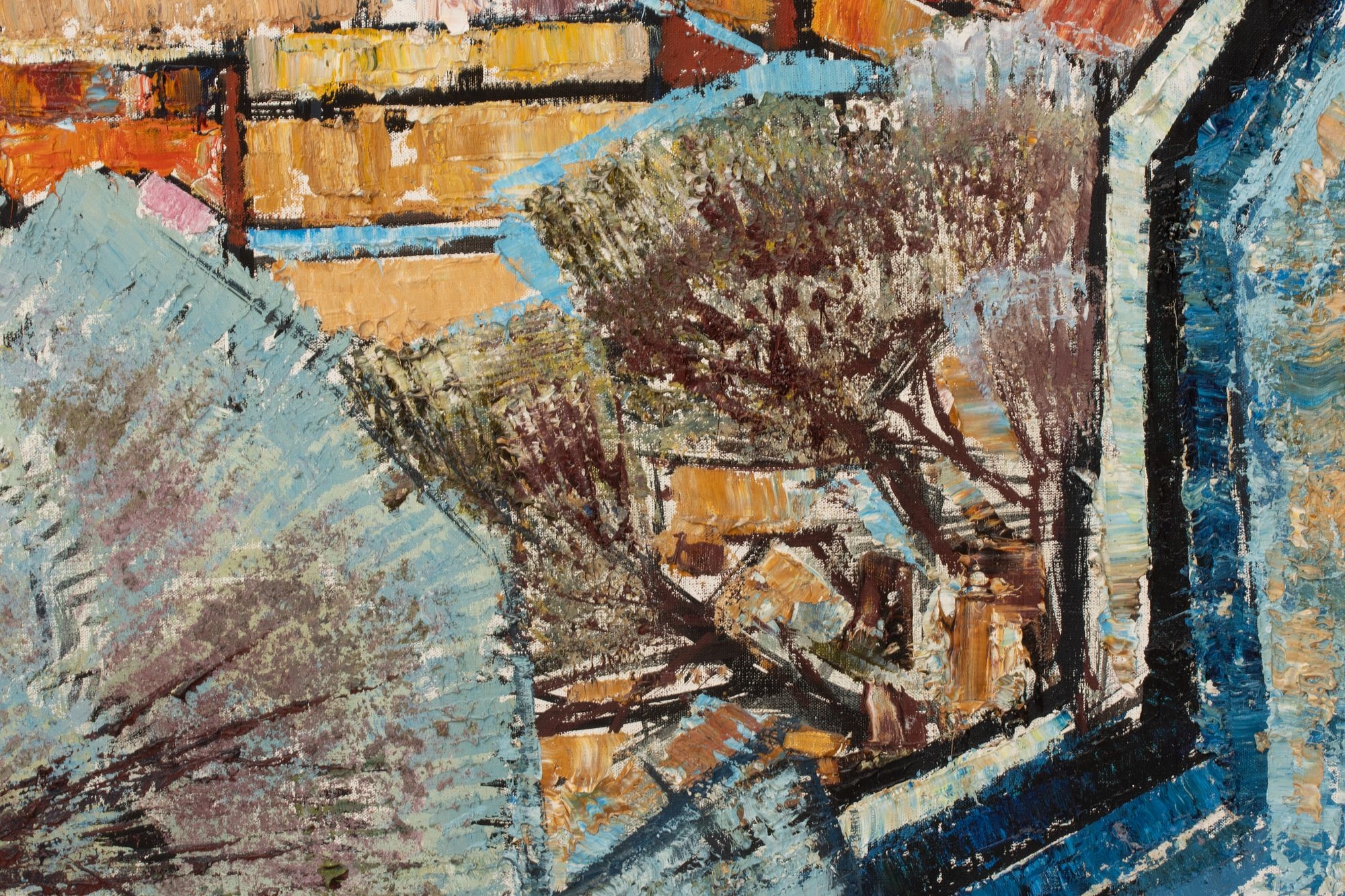 Artwork by Édouard-Georges Mac-Avoy, The Port of Toulon, France, Made of Oil on Canvas