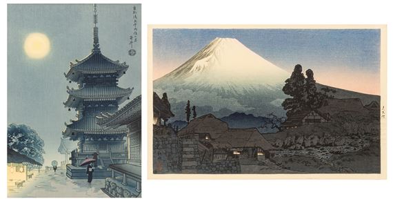 Benji Asada | Moon ; Mt. Fuji | MutualArt