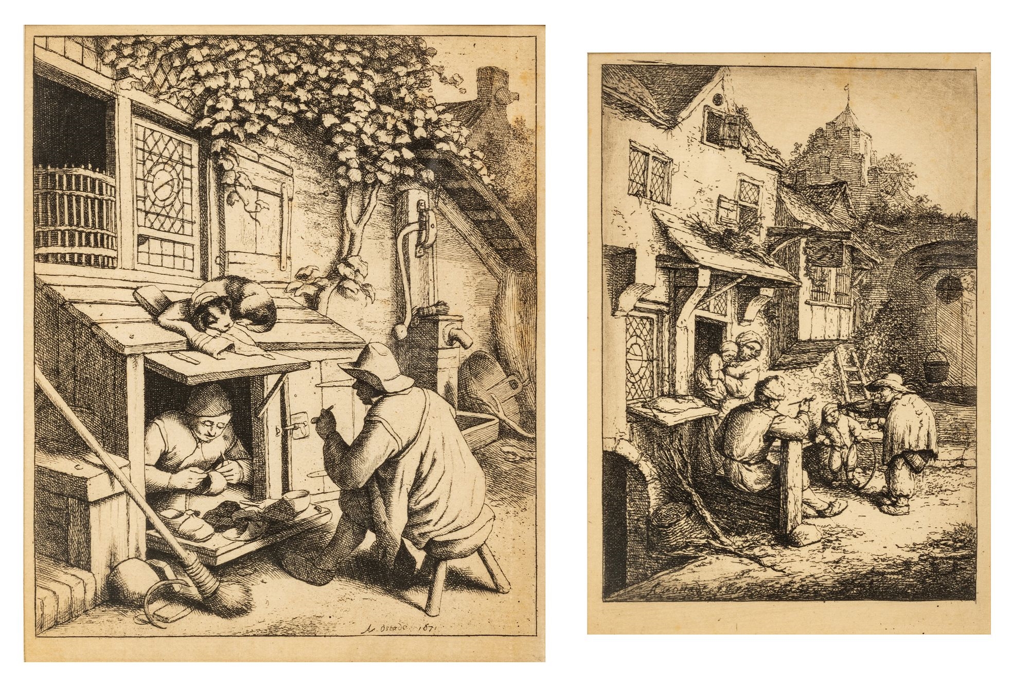 Adriaen Van Ostade - Smokers (Allegory of Smell)