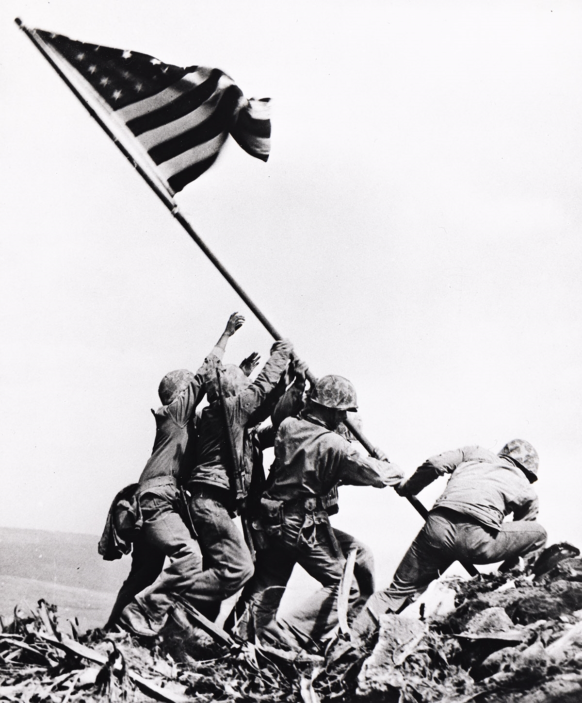 Raising of the Flag at Iwo Jima. - Joe Rosenthal