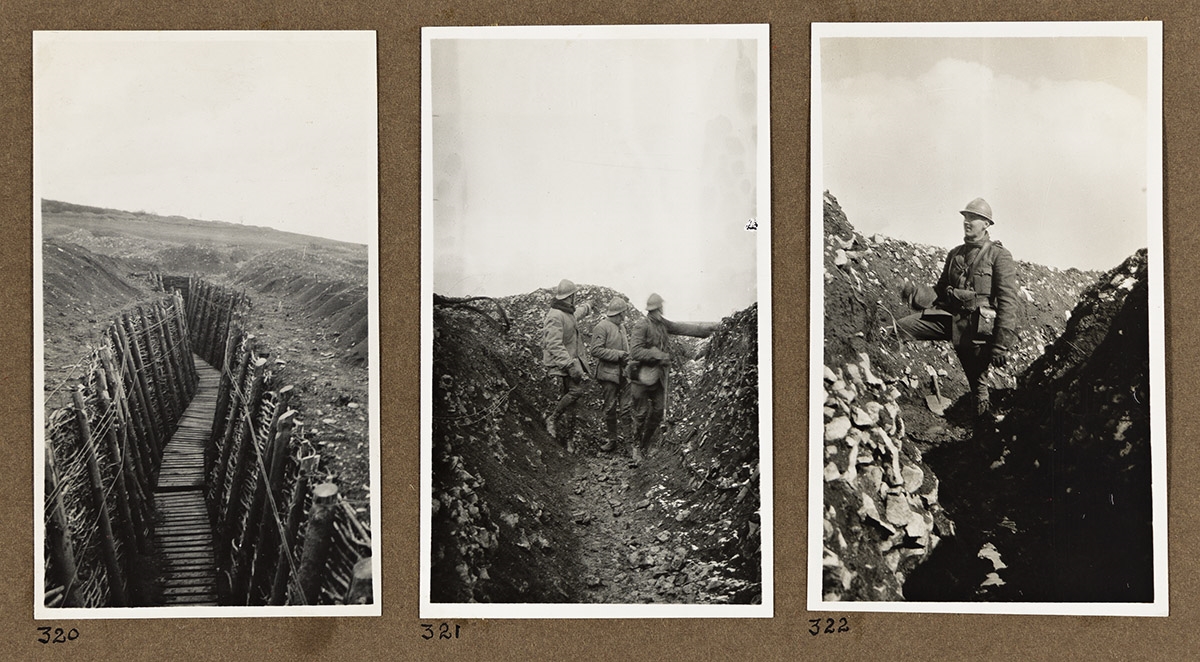 Artwork by Julien Bryan, An archive of approximately 349 photos showing American Expeditionary Forces in France in WWI., Made of print in ink