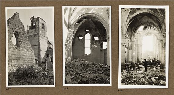 An archive of approximately 349 photos showing American Expeditionary Forces in France in WWI. - Julien Bryan