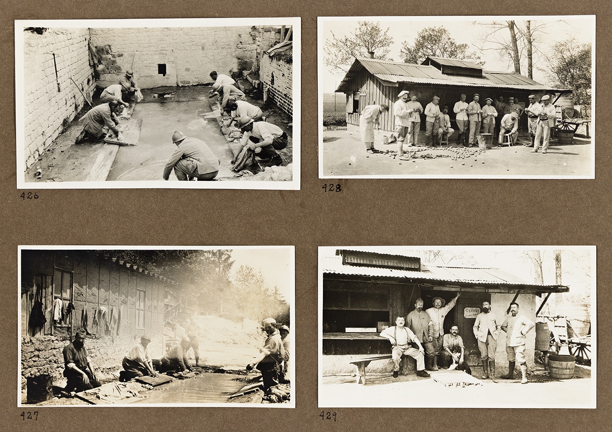 Artwork by Julien Bryan, An archive of approximately 349 photos showing American Expeditionary Forces in France in WWI., Made of print in ink