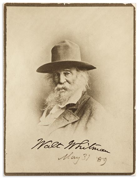 Portrait of Walt Whitman (1819-1892). - Frederick Gutekunst