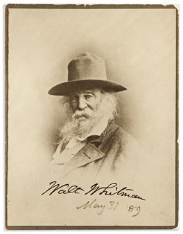 Portrait of Walt Whitman (1819-1892). - Frederick Gutekunst