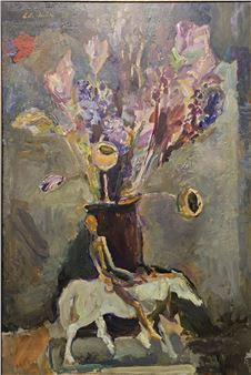 Vase and Horseman - Eduard Levin