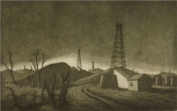 Oklahoma Twilight by J. Jay Mc Vicker, 1925