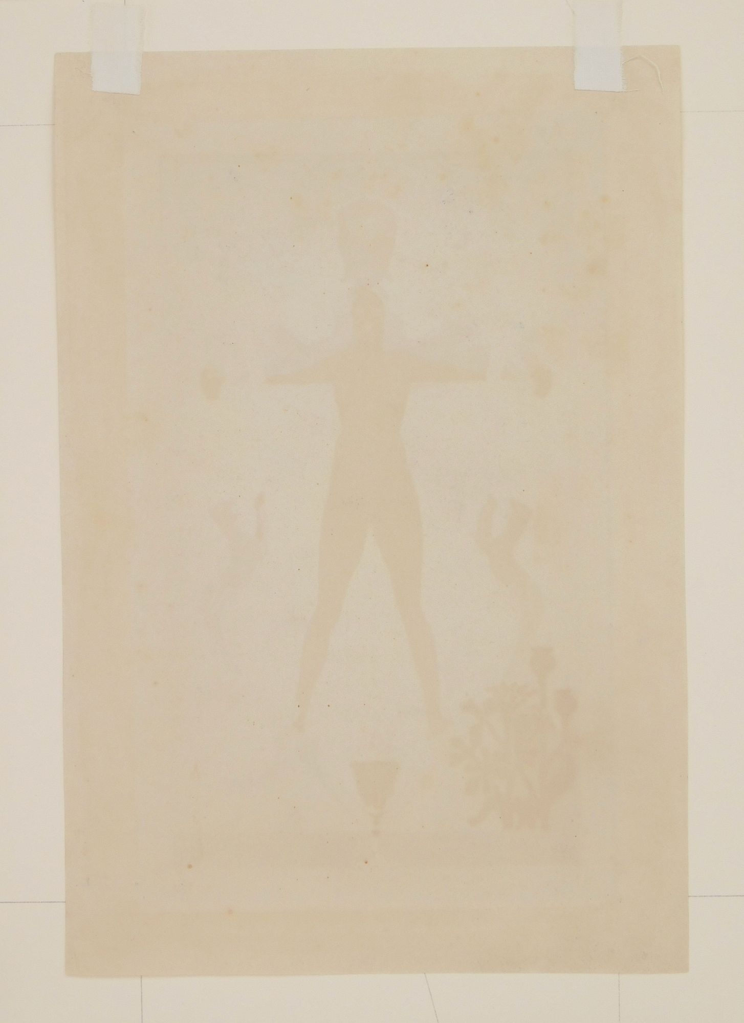 Artwork by Alexandre Graverol, Woman as a Musical Instrument, Made of watercolor on paper