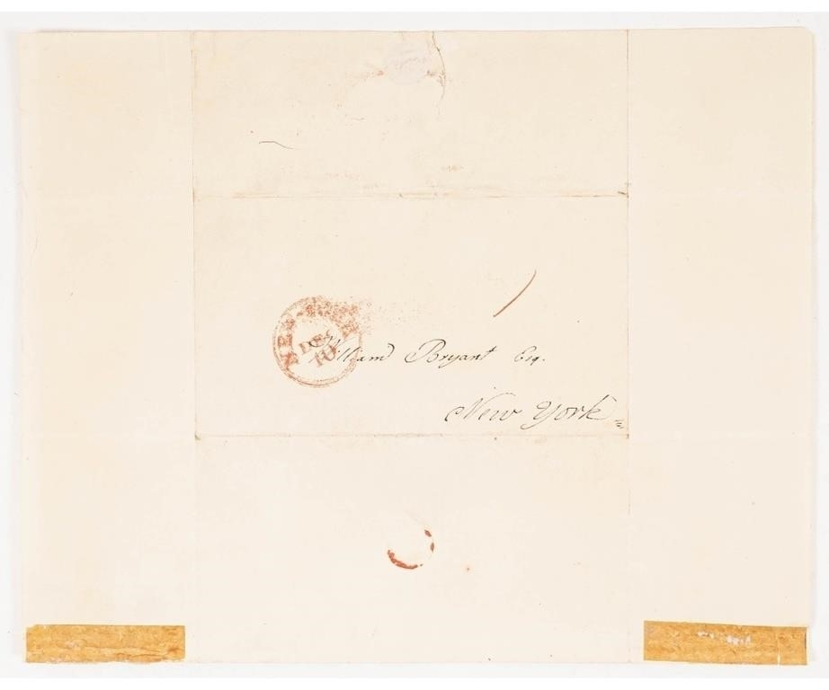 Artwork by William Cullen Bryant, EPHEMERA, Made of card and
