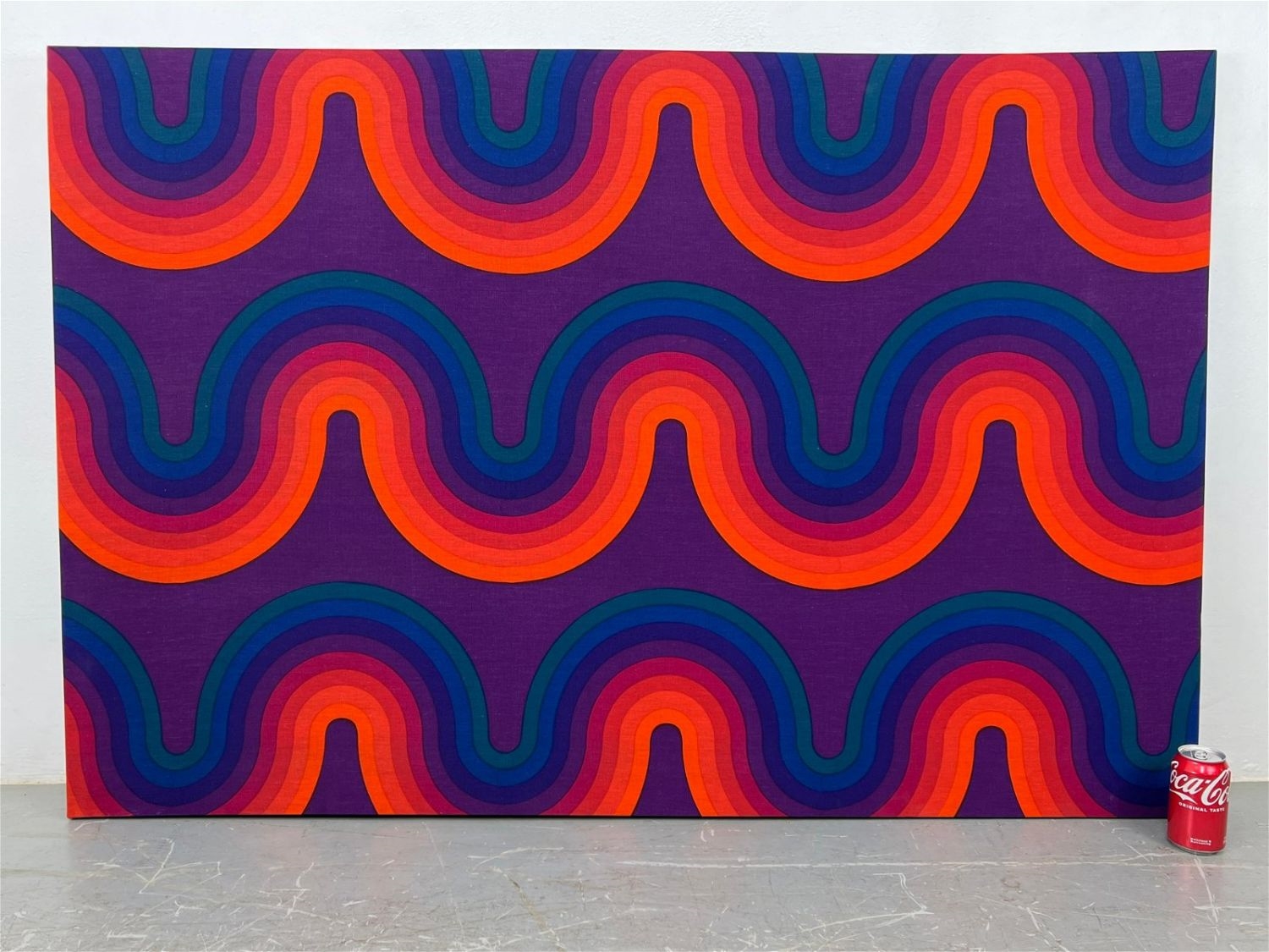 Verner Panton | Verner Panton for Mira-X Fabric Panel. Wood Stretcher ...