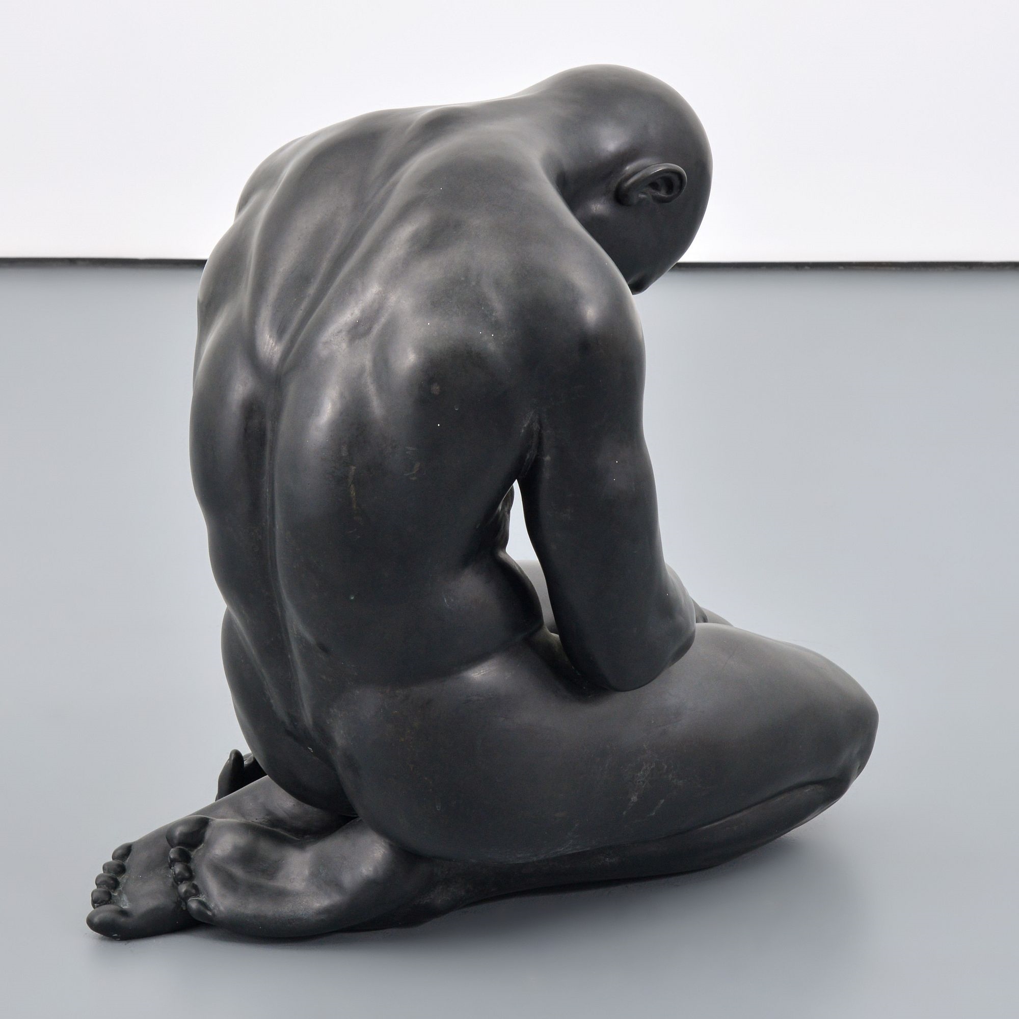 Artwork by Eric Goulder, Large Eric Goulder Bronze Sculpture, Nude Male Figure, Made of bronze