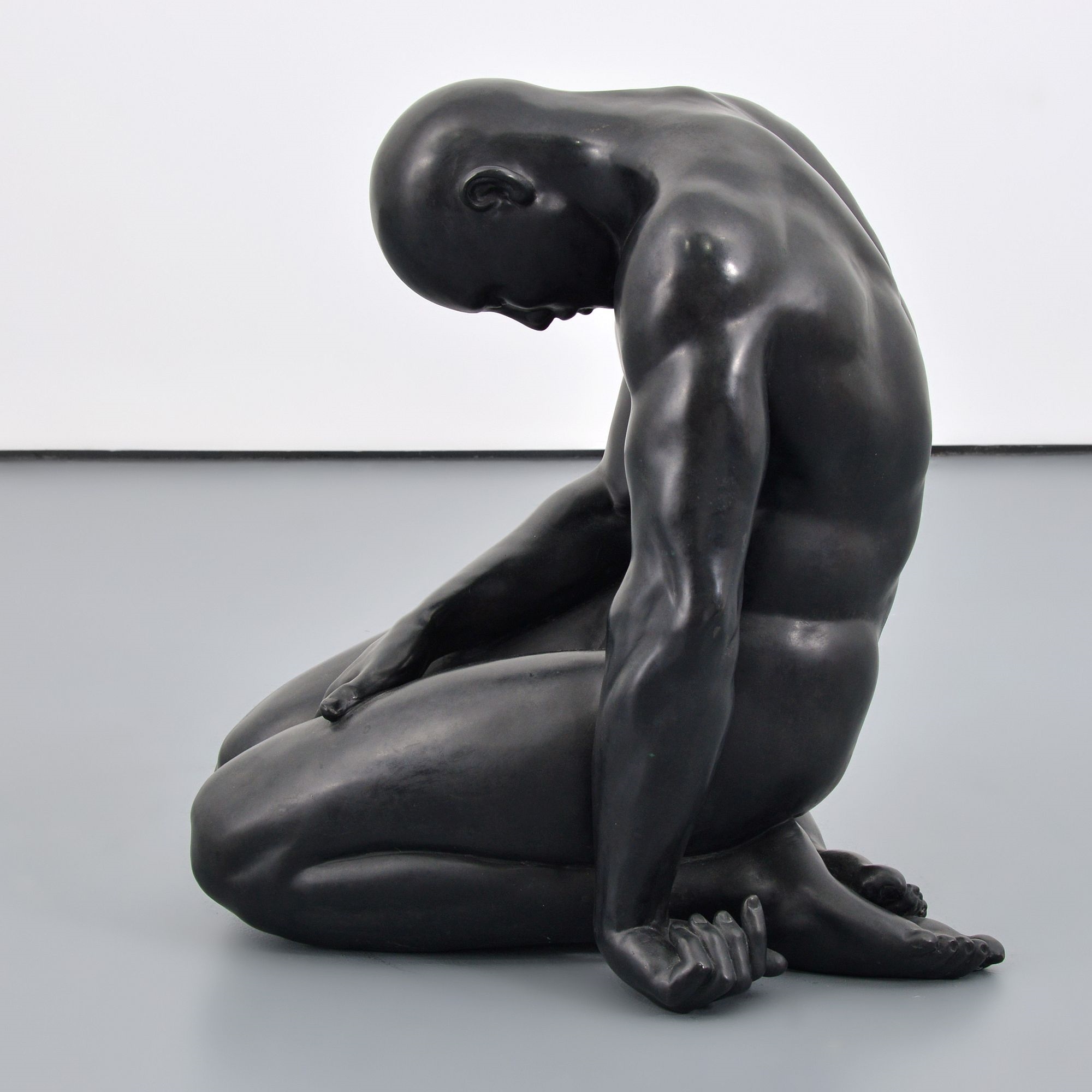 Artwork by Eric Goulder, Large Eric Goulder Bronze Sculpture, Nude Male Figure, Made of bronze