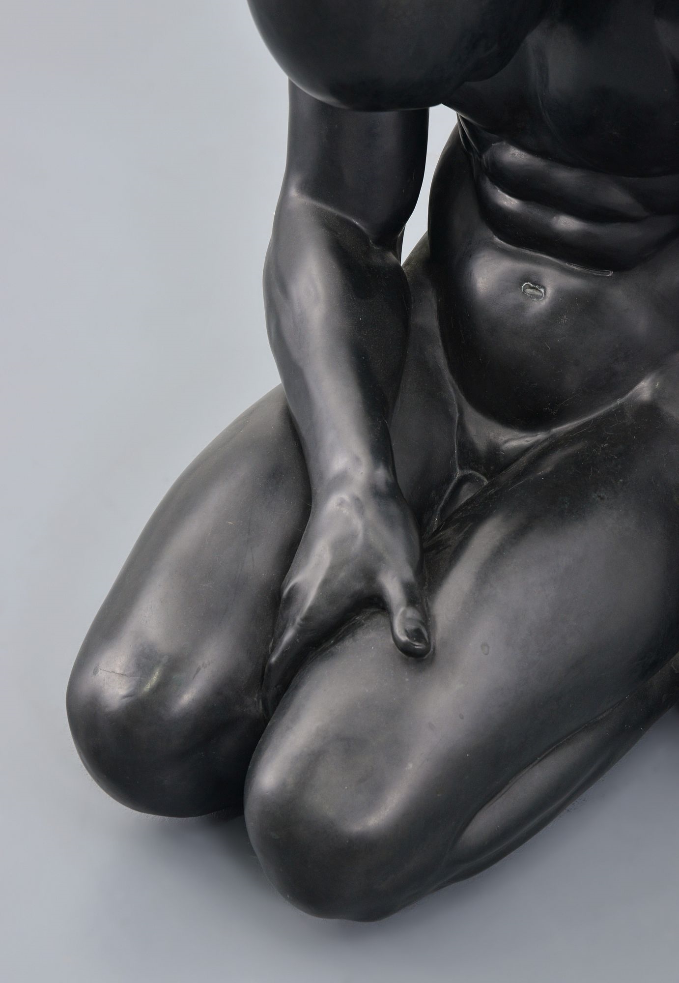 Artwork by Eric Goulder, Large Eric Goulder Bronze Sculpture, Nude Male Figure, Made of bronze