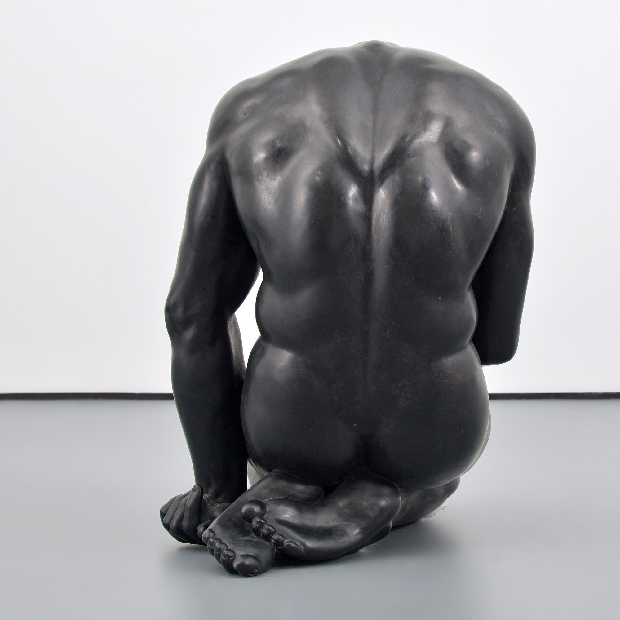 Artwork by Eric Goulder, Large Eric Goulder Bronze Sculpture, Nude Male Figure, Made of bronze