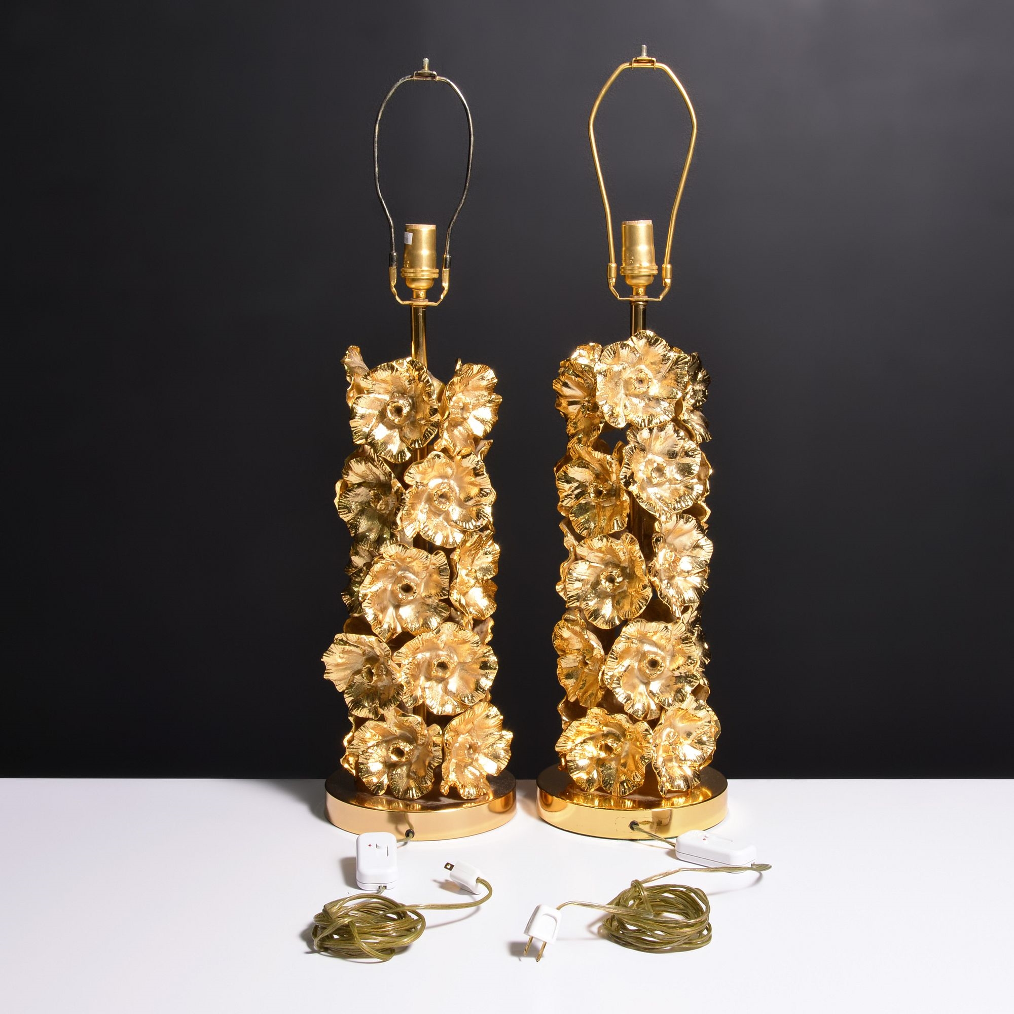 Artwork by Claude Victor Boeltz, Pair of Bronze Table Lamps, Manner of Claude Victor Boeltz, Made of bronze, metal