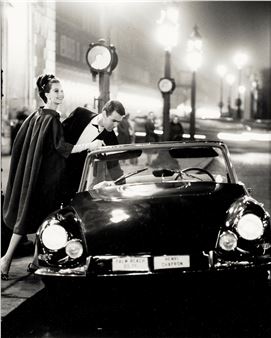 Citroën DS 19 Cabriolet & Bettina Lauer, Paris (photographed for 'Stern' Magazine, Germany) - Rico Puhlmann