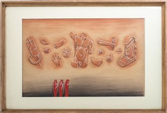 Ted Wiedhaas Pastel and Gouache On Paper - Ted Weidhaas