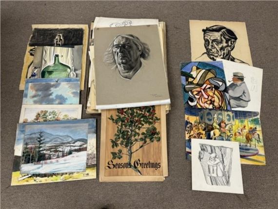 Arnold Roberts Collection of Drawings & Watercolor