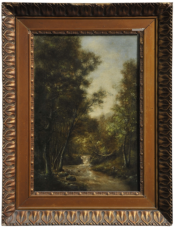 Léon Richet | Paesaggio a Barbizon | MutualArt