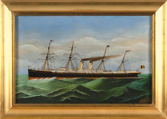 The screw steamer Westmoreland - Jan Farnes