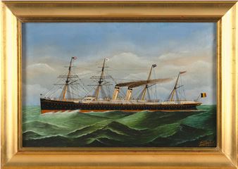 The screw steamer Westmoreland - Jan Farnes