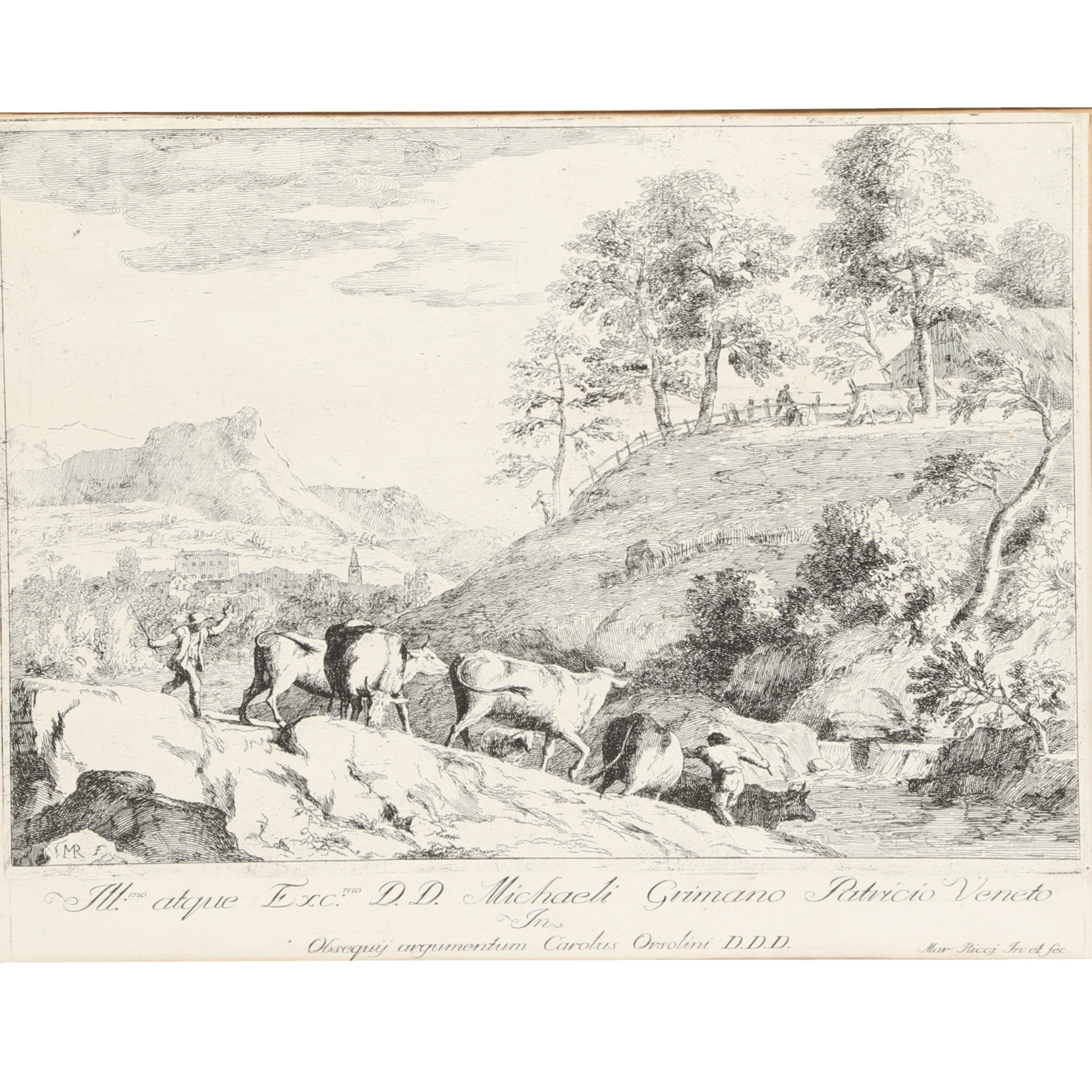 Marco Ricci | bucolic landscape (1676) | MutualArt