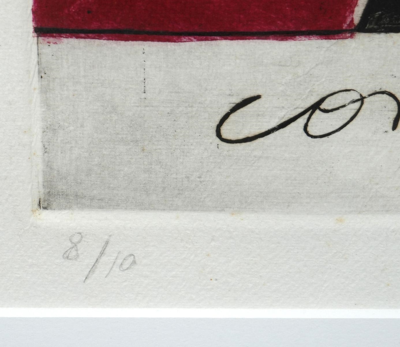 Artwork by Sandra Ramos, Sandra Ramos Cuban Art Aquatint Etching, Made of Aquatint etching