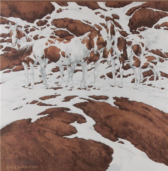 Bev Doolittle | Pinto's (Circa 1978) | MutualArt