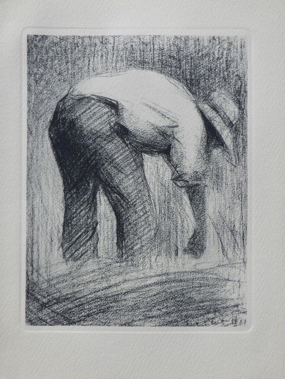 Artwork by Georges Seurat, Georges SEURAT - Le moissonneu, Made of Engraving
On Arches Vellum