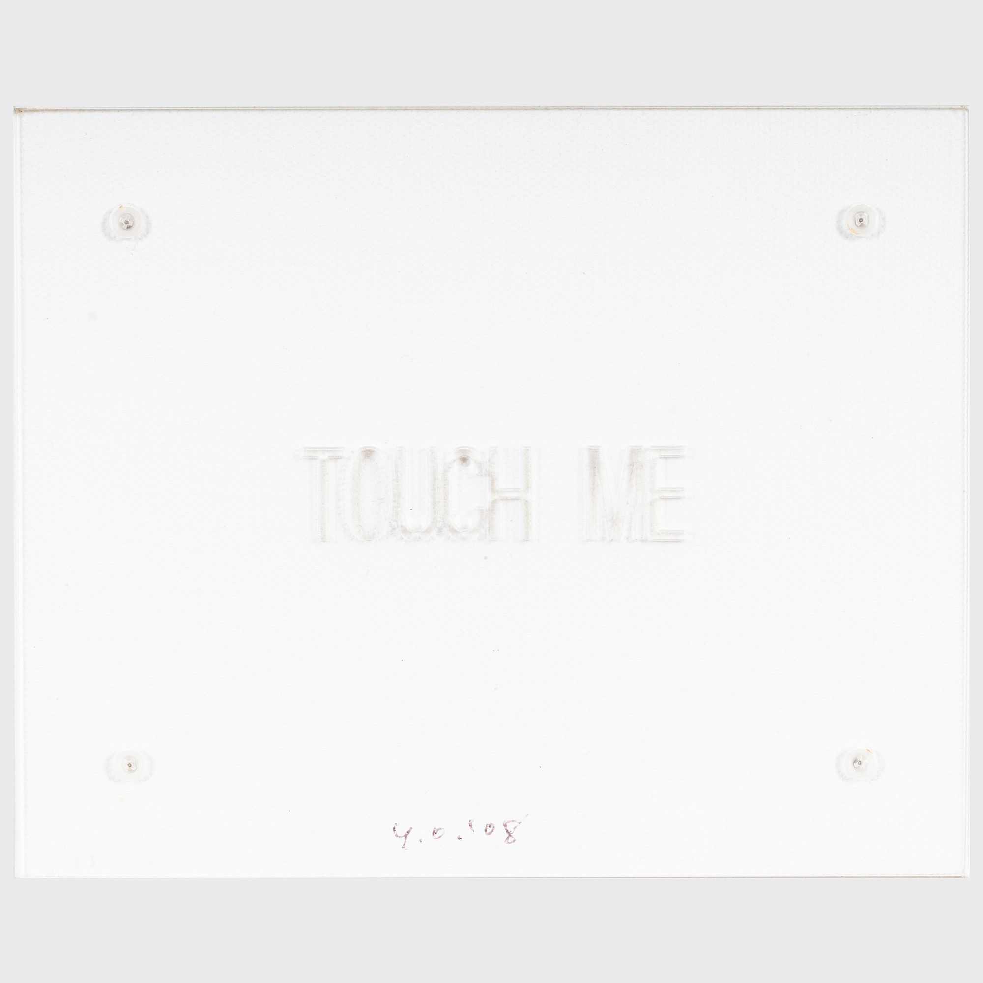 Touch Me by Yoko Ono, 2008