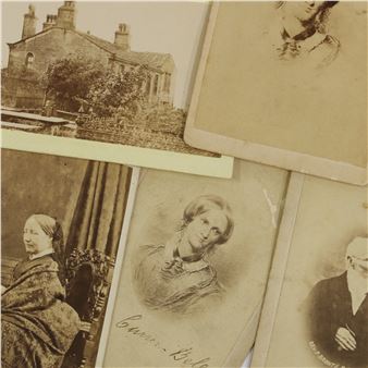 each image approximately 9.2 x 6.2cm (5) - Charlotte Brontë