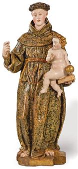 San Antonio con el Niño - Martín de la Haya