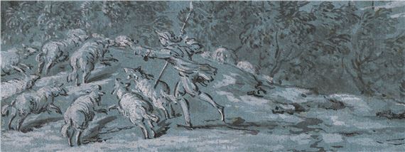 Drawing on Blue - Getty Center