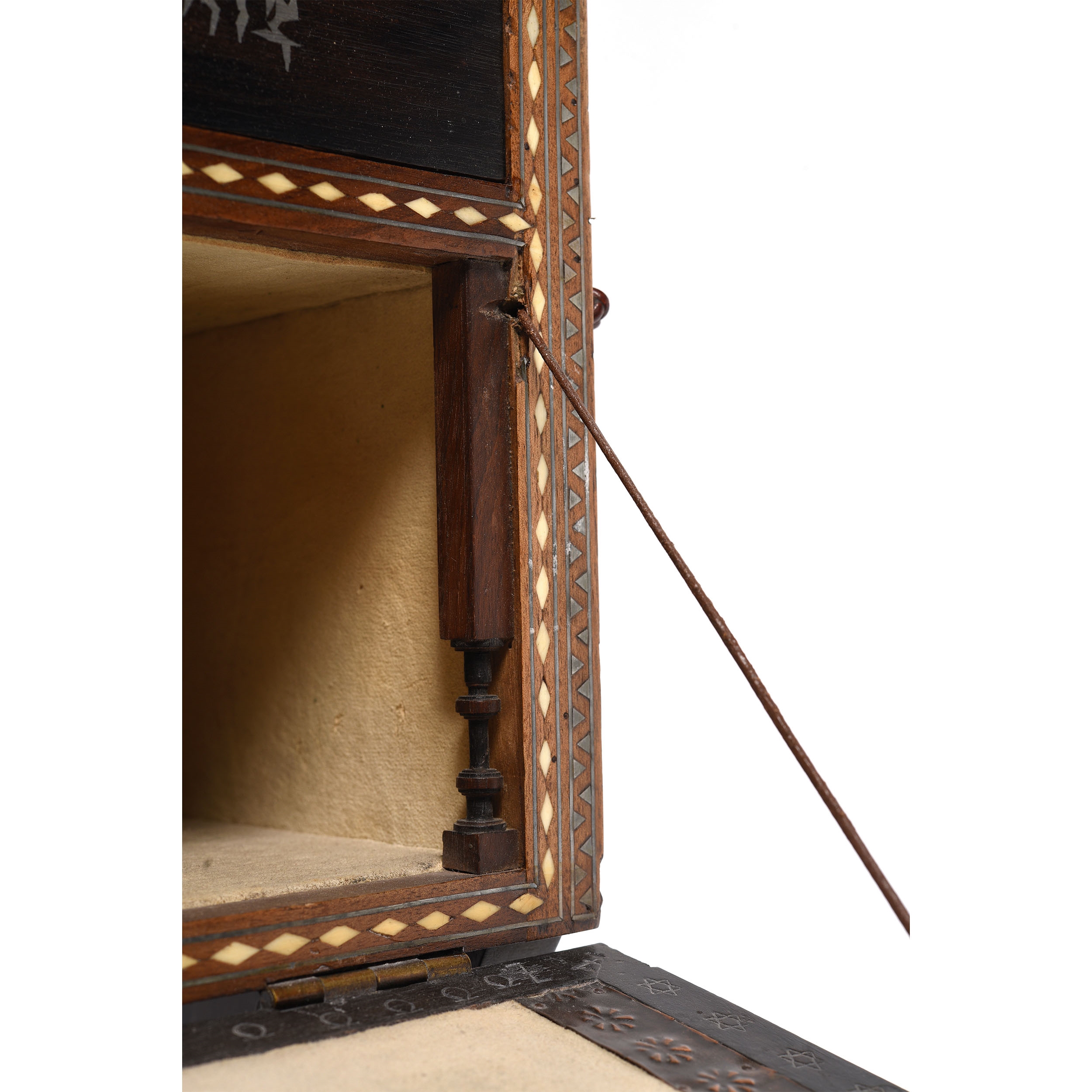 Carlo Bugatti | Wall-mounted writing desk with flap, circa 1900 (Circa ...