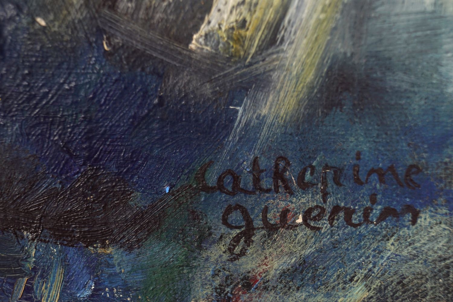 Artwork by Catherine Guerin, Still life of flowers, Made of oil on canvas