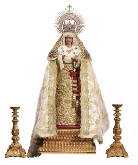 Réplica vestidera de María Santísima de la Esperanza Macarena Coronada - Clemente Rivas