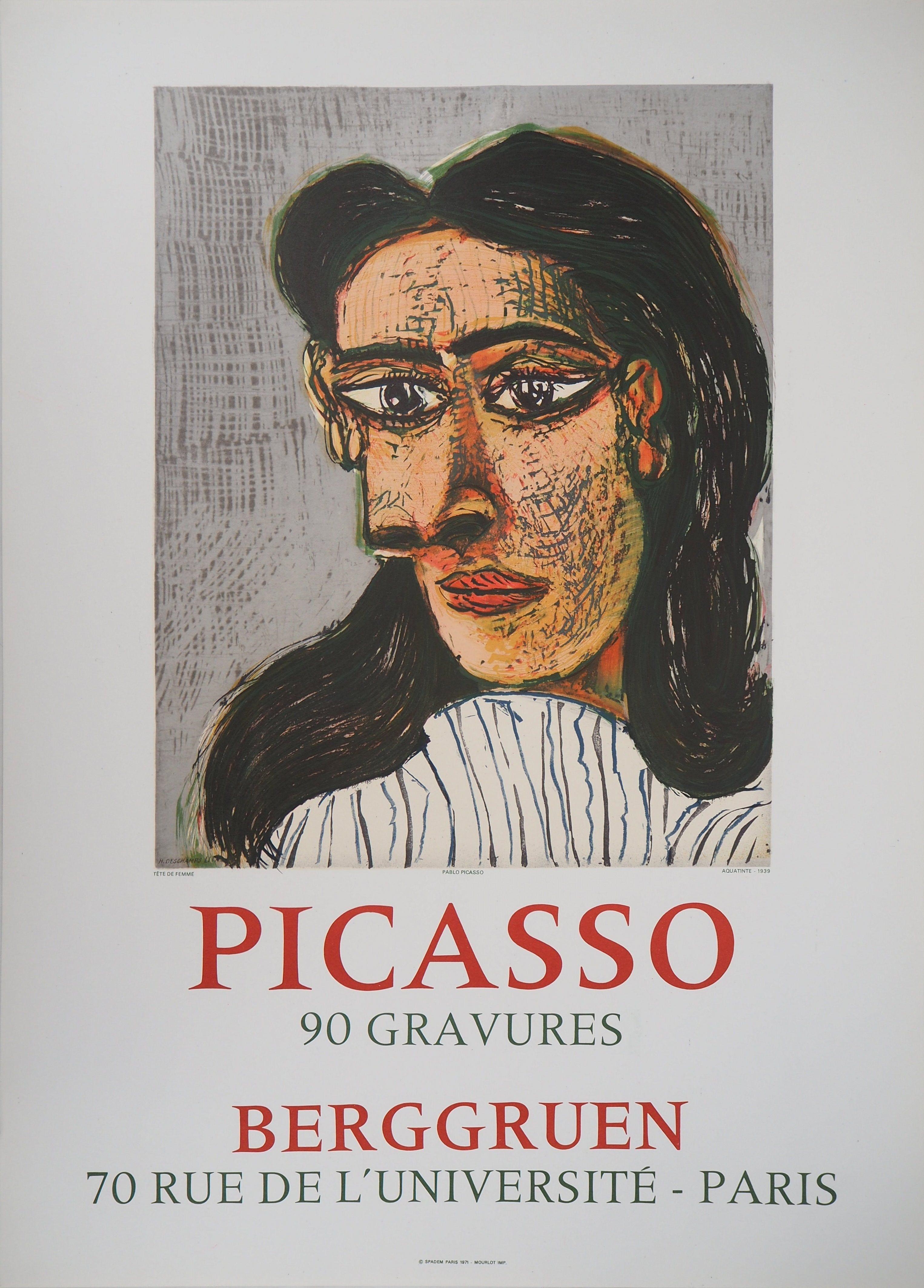 PORTRAIT DE FEMME, DORA MAAR by Pablo Picasso, 1971