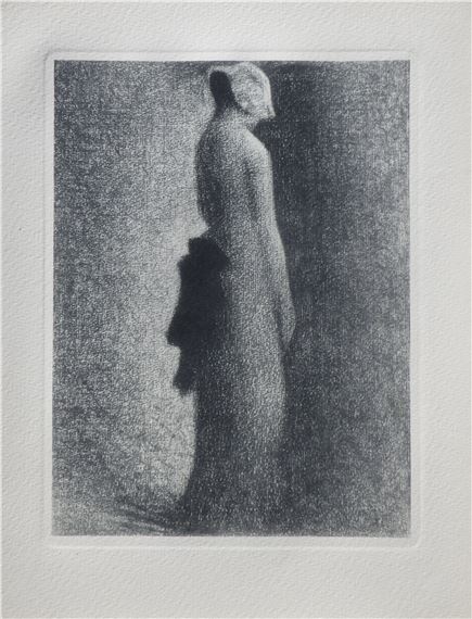 FEMME AU NŒUD NOI by Georges Seurat, 1948