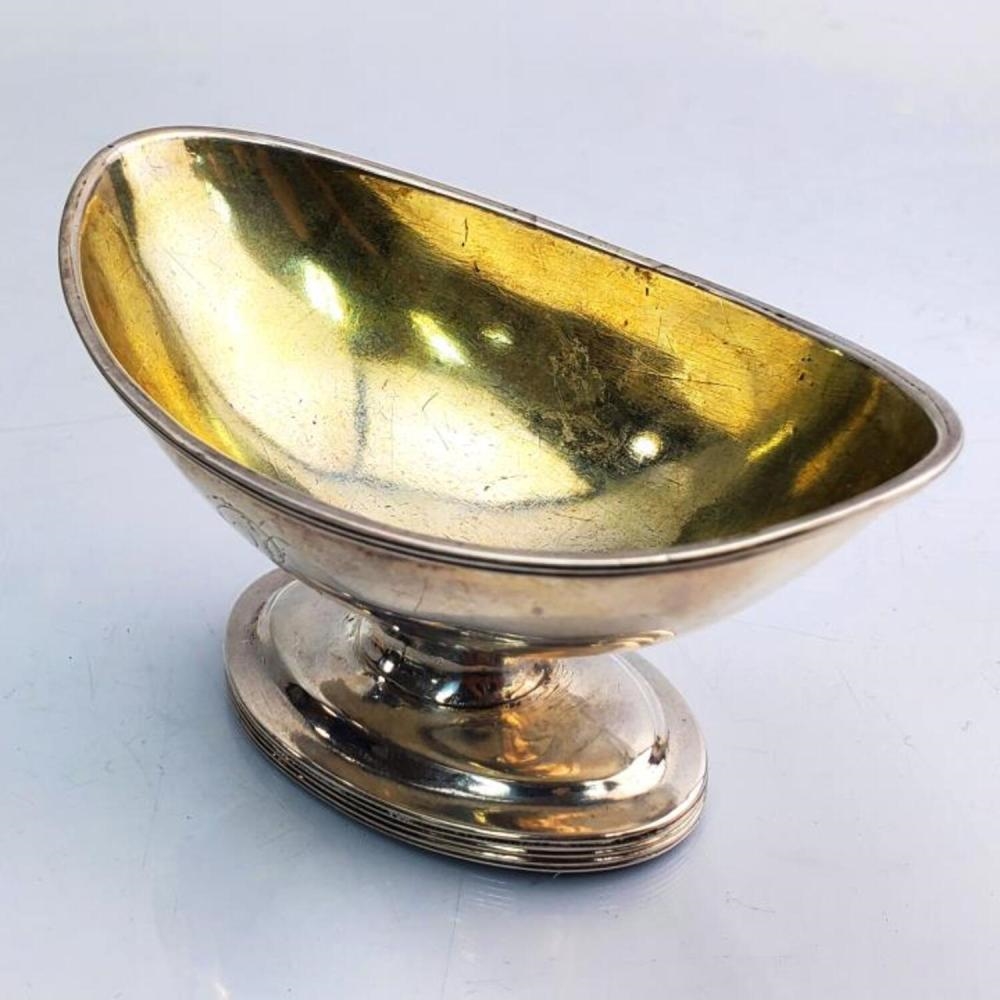 Thomas Campbell | Pair Antique American Coin Silver Salts c.1815 ...