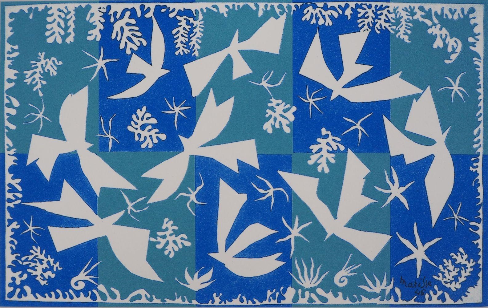 Henri MATISSE - Colombes dans le ciel by Henri Matisse, 2000