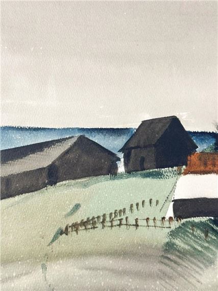 George Booth Post | George Booth Post (1906-1997) Watercolor (1932 ...